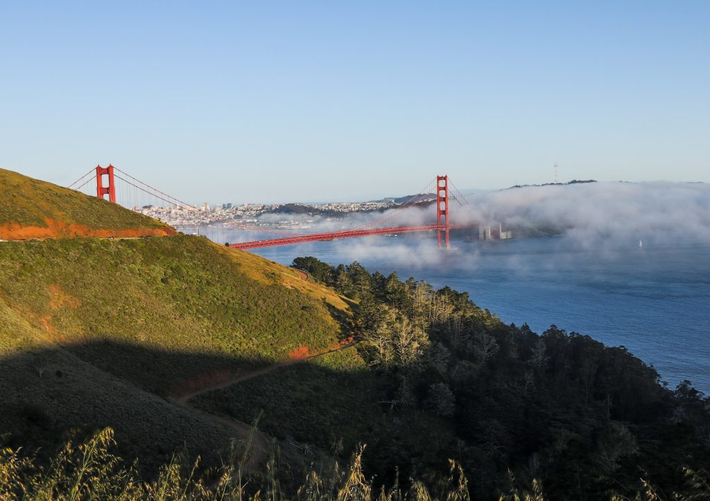 Znamenistost San Franciso - Golden gate bridge 